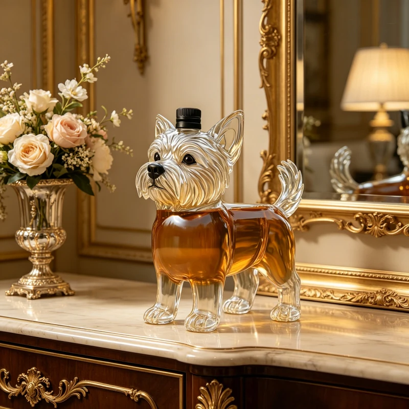 Wine Beer Spirits - West Highland Terrier Dog Glass Whiskey