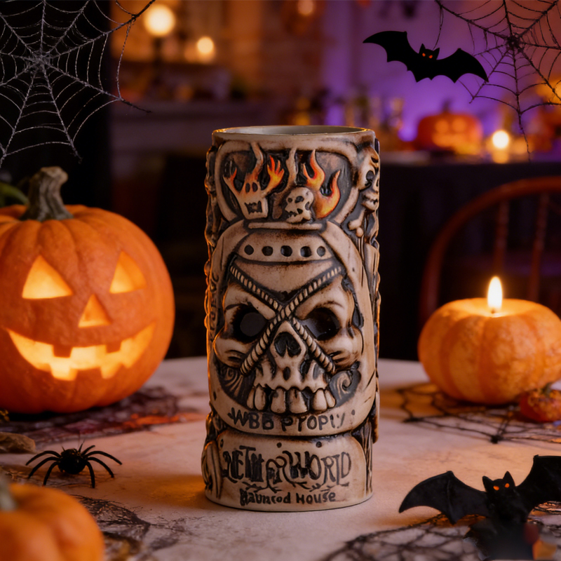 Wine Beer Best - Party Tiki Mugs Personalized Ceramic Mugs