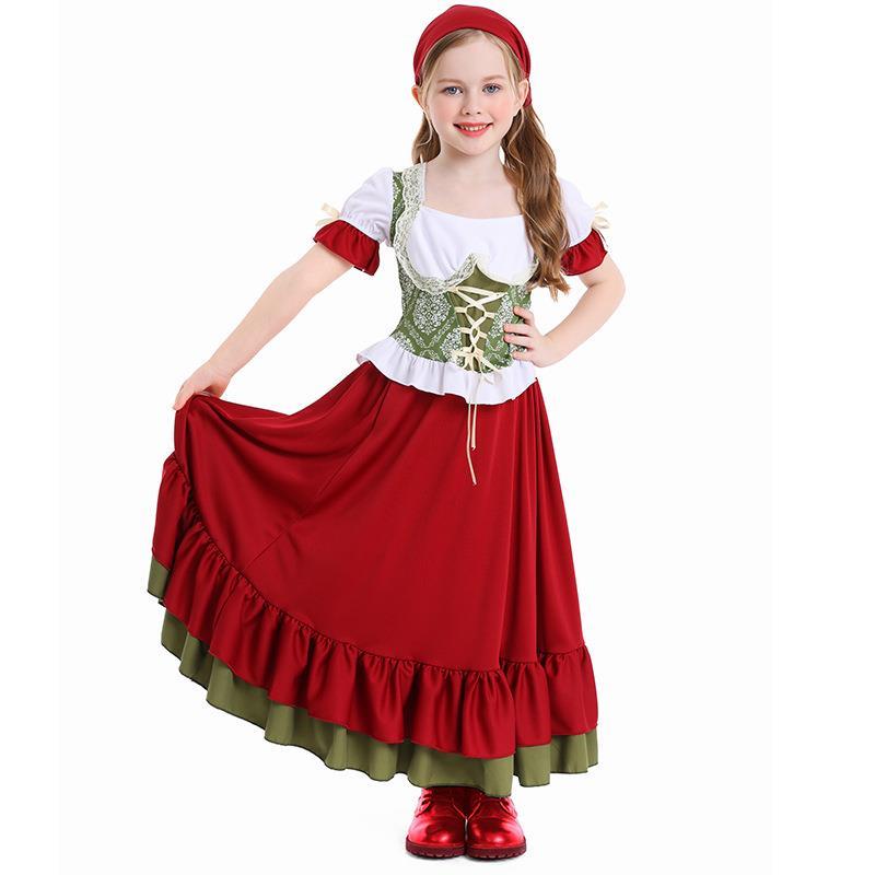 Wine Beer Brand - Halloween Wine Red Dance Skirt Children's