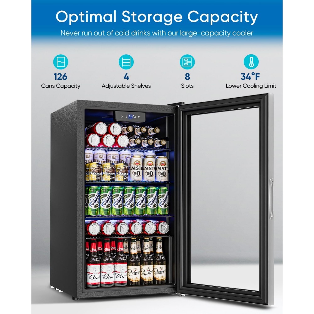 Beverage Refrigerator Cooler - - đánh giá và giá Wine Beer Mini Fridge