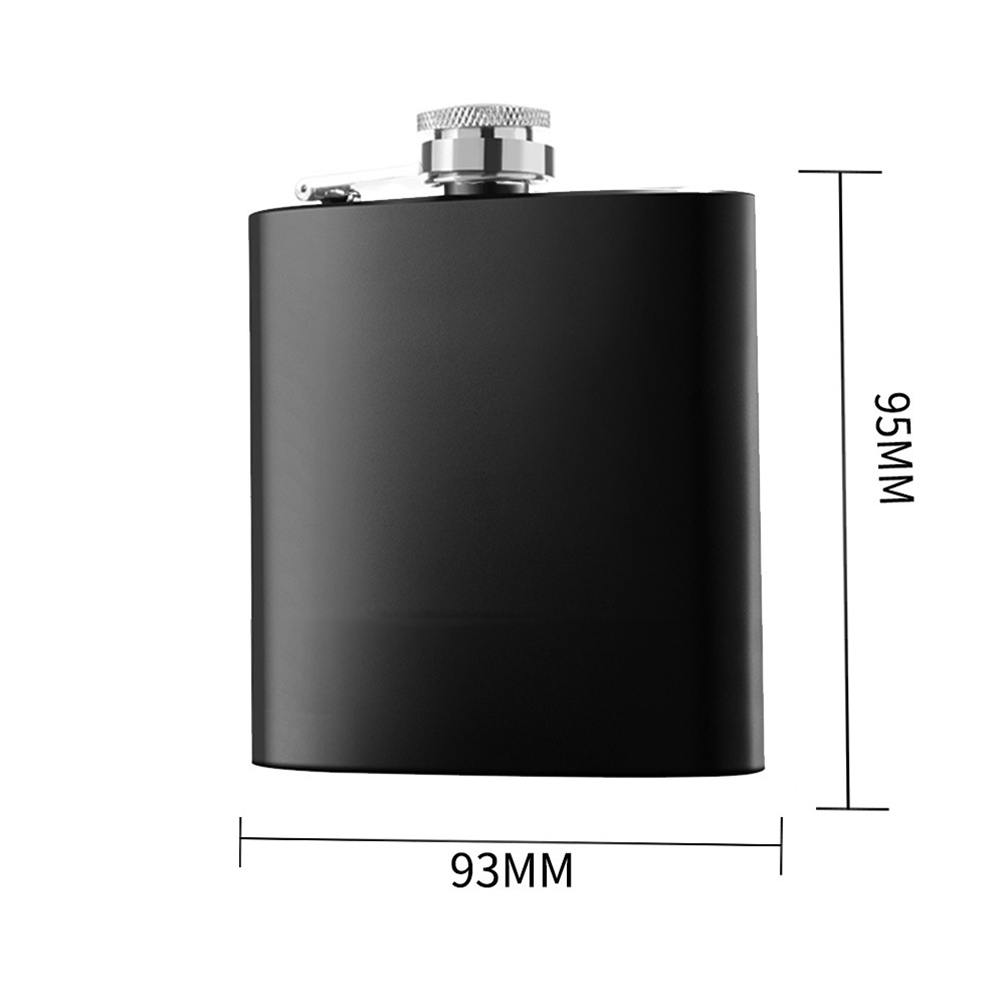 6/8oz Black Hip Flask Stainles - đánh giá và giá Wine Beer Spirits