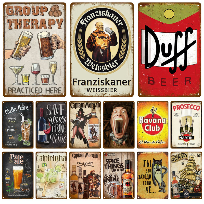 20x30cm Home Decor Beer Whisky - đánh giá và giá Wine Beer Brand