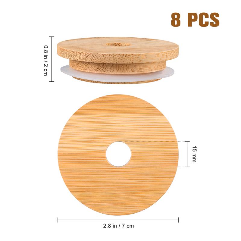 Jar Lids Straw Lid With Glass  - đánh giá và giá Wine Beer Spirits