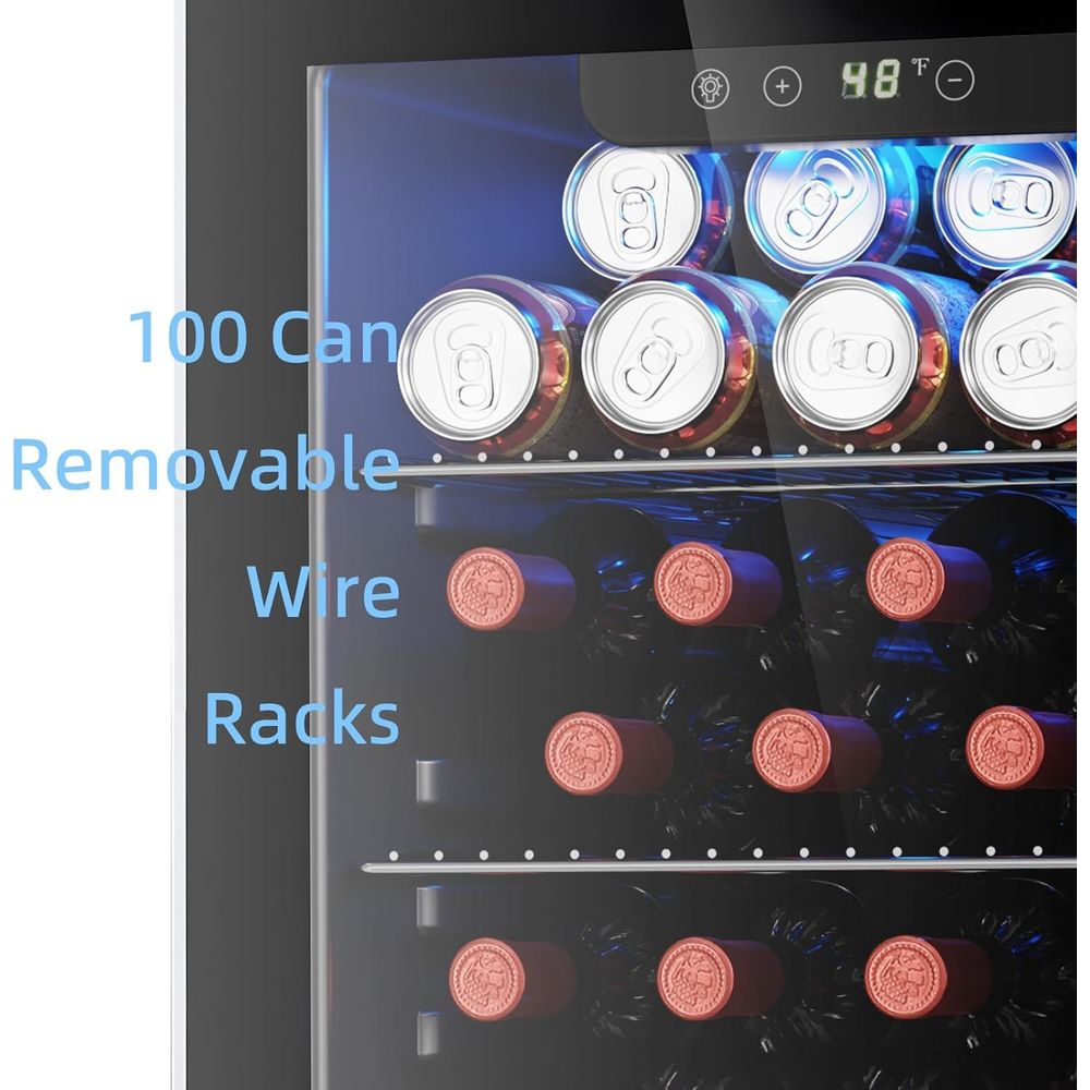 26 Bottle 130 Can Wine Cooler  - đánh giá và giá Wine Beer Mini Fridge