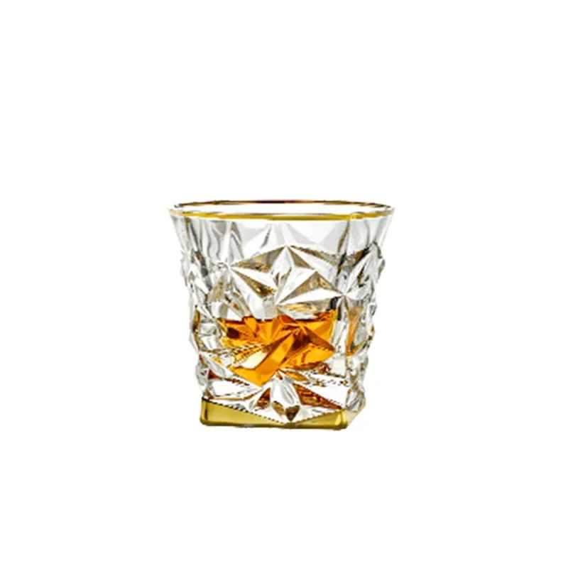 Crystal glass gold-painted whi - đánh giá và giá Wine Beer Pairing
