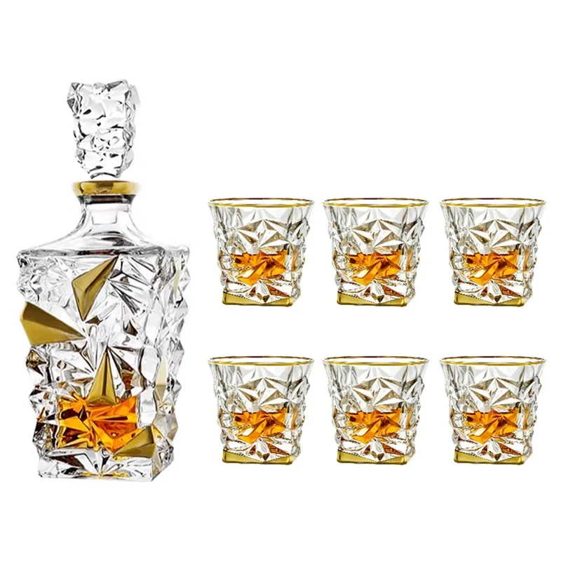 Crystal glass gold-painted whi - đánh giá và giá Wine Beer Pairing
