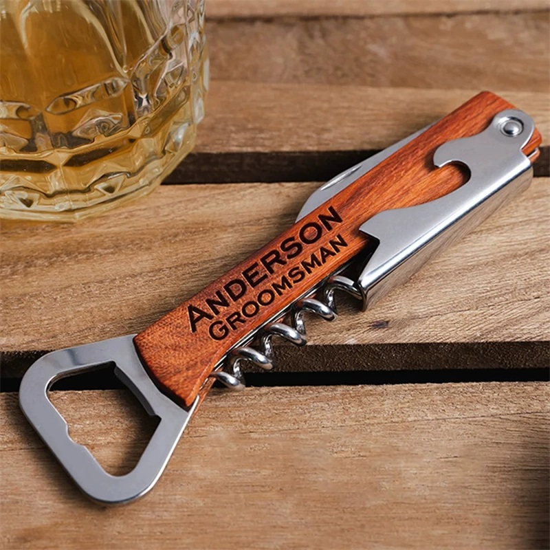 Custom Engraved Name Text Wood - đánh giá và giá Wine Beer Brand