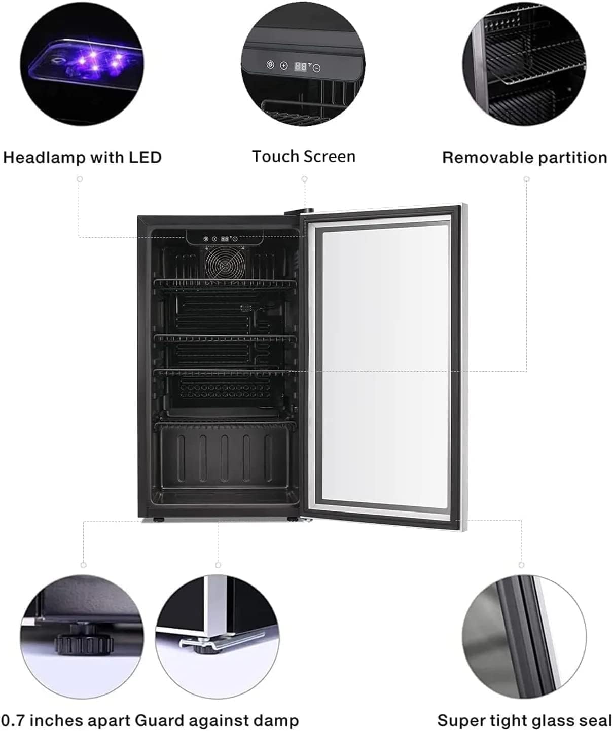 26 Bottle 130 Can Wine Cooler/ - đánh giá và giá Wine Beer Mini Fridge