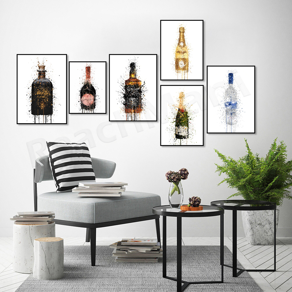 Champagne art poster, beer, gi - đánh giá và giá Beer Wine Gin