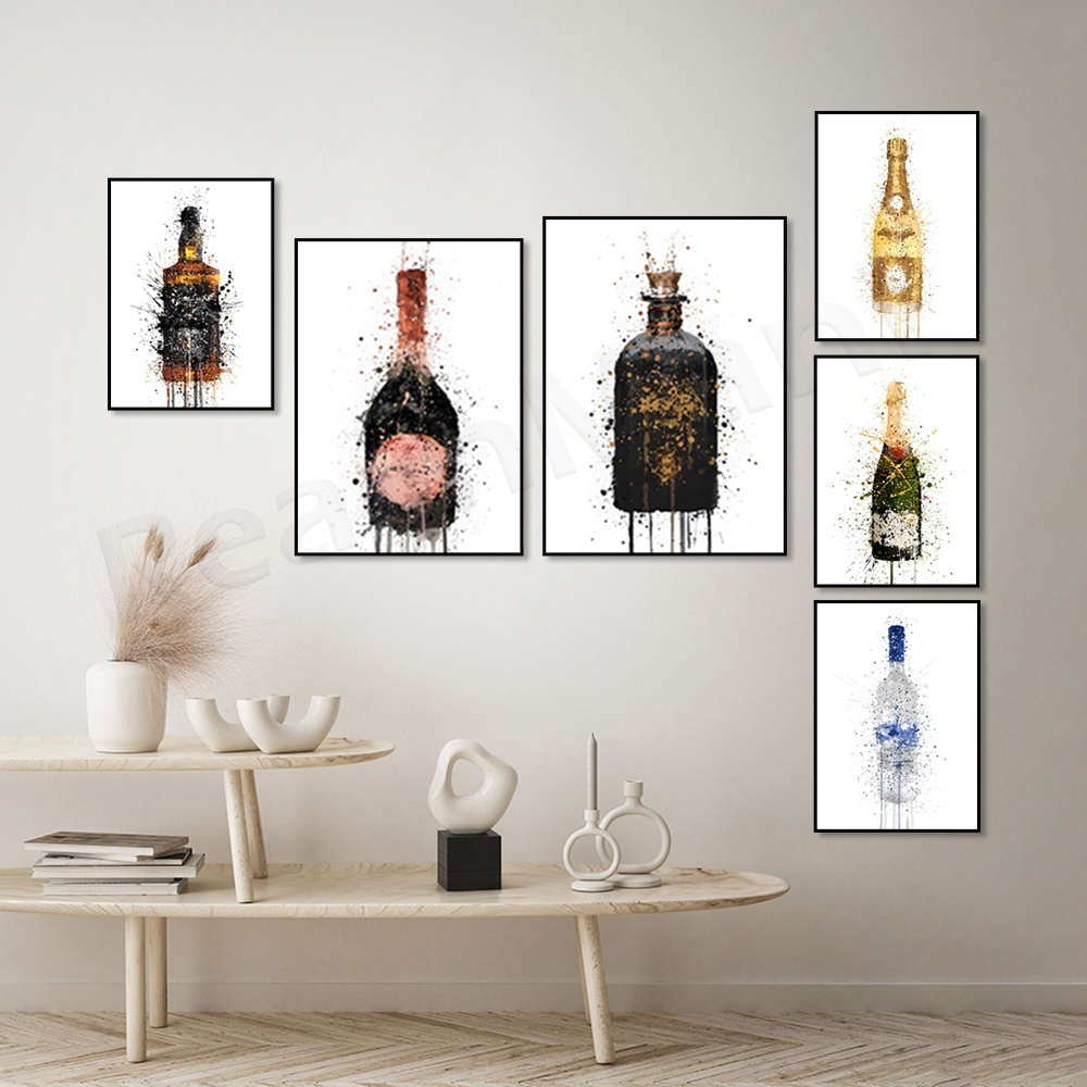 Champagne art poster, beer, gi - đánh giá và giá Beer Wine Gin