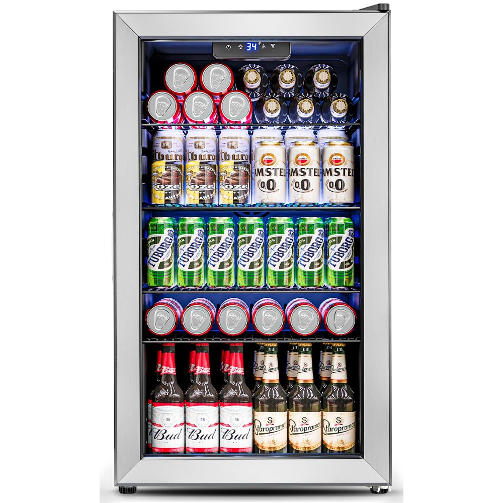 3.2 Cu.Ft Mini Fridge with Gla - đánh giá và giá Wine Beer Mini Fridge