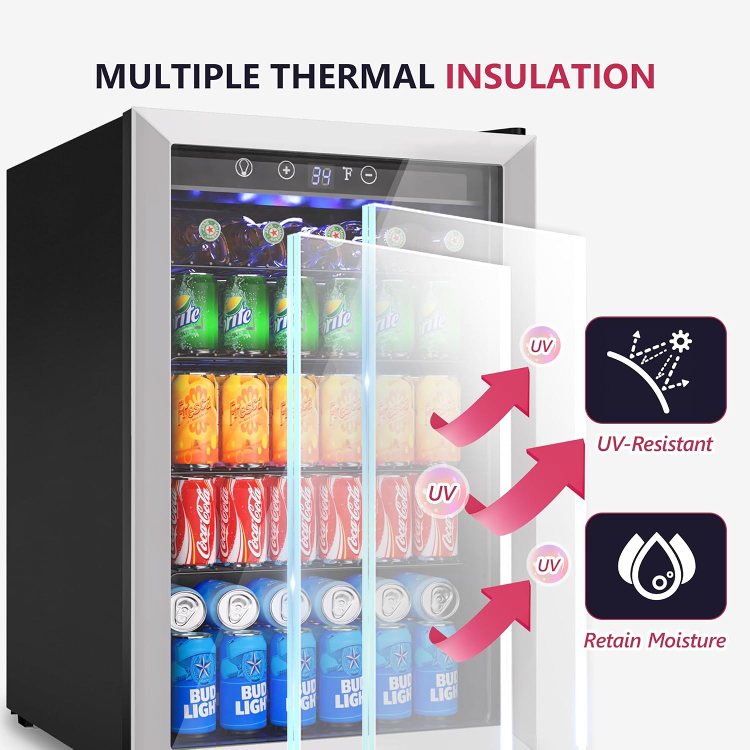 4.5 Cu.ft Beverage Cooler, 145 - đánh giá và giá Wine Beer Mini Fridge