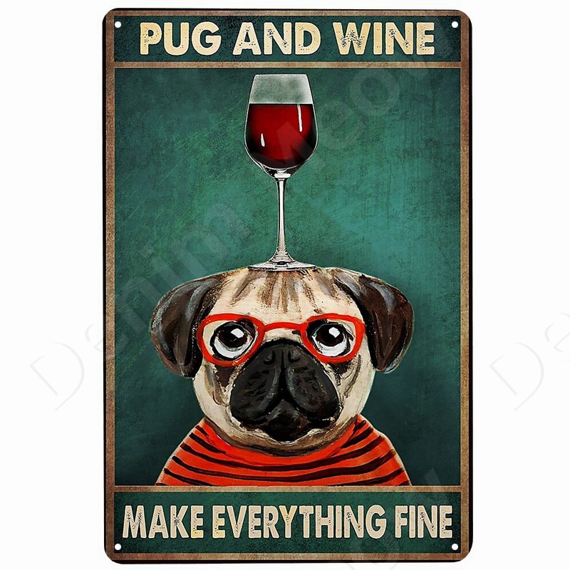 Cats and Wine Vintage Metal Si - đánh giá và giá Beer Wine Gin