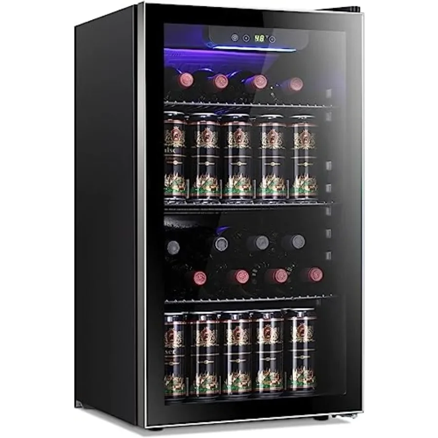26 Bottle 130 Can Wine Cooler/ - đánh giá và giá Wine Beer Mini Fridge