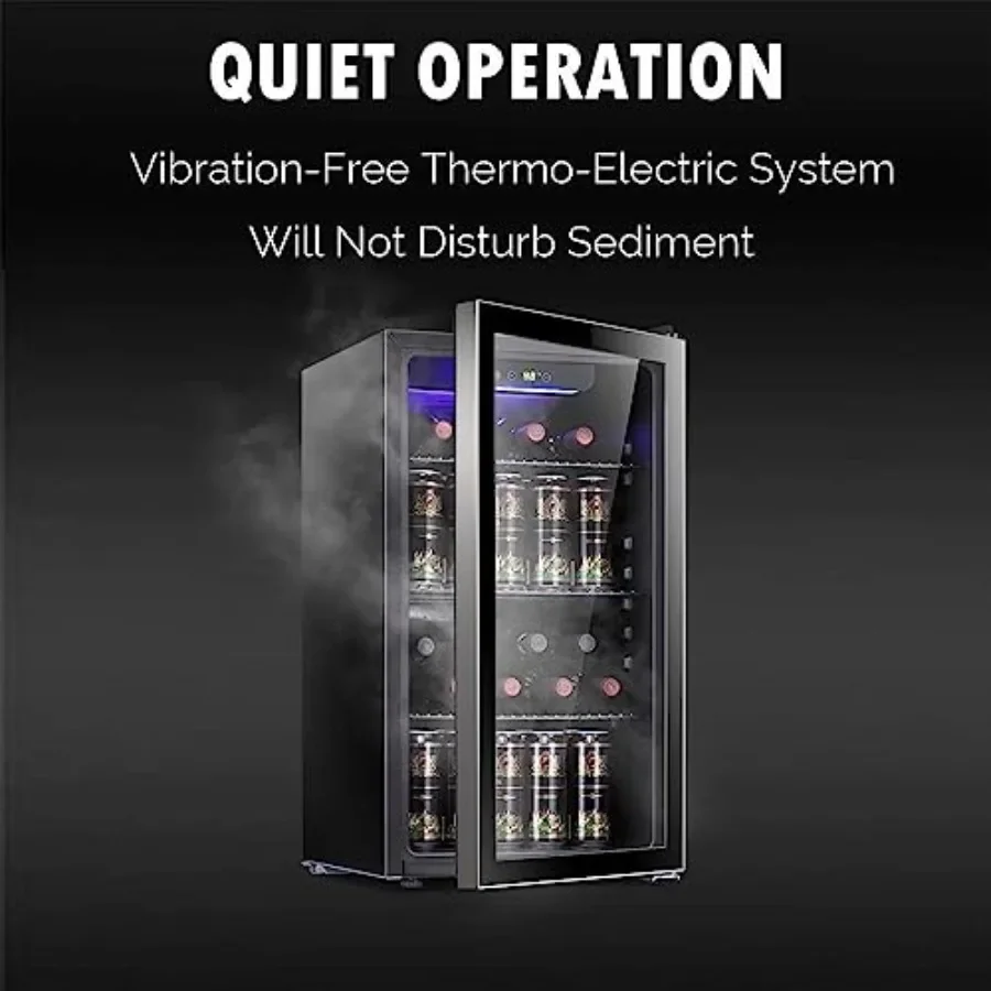 26 Bottle 130 Can Wine Cooler/ - đánh giá và giá Wine Beer Mini Fridge