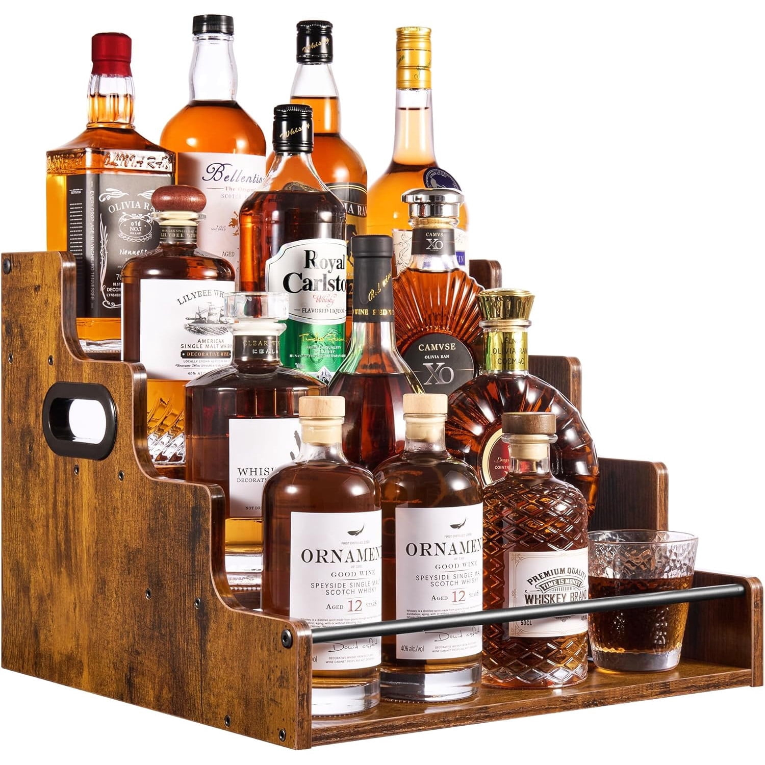 Liquor Bottle Display Shelf, C - đánh giá và giá Wine Beer Spirits