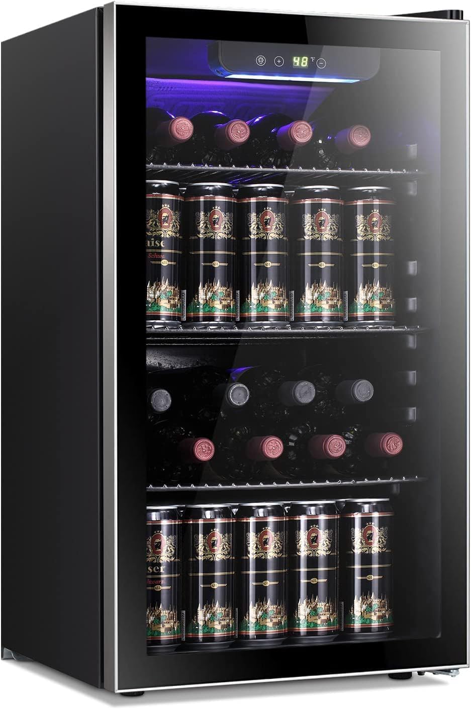 26 Bottle 130 Can Wine Cooler/ - đánh giá và giá Wine Beer Mini Fridge