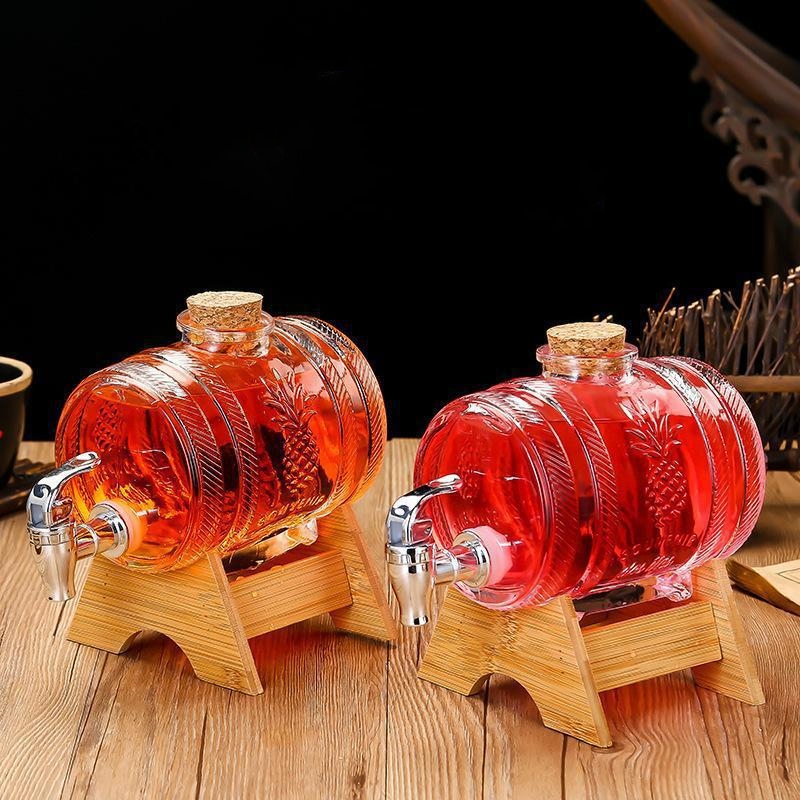 1L Glass Whiskey Barrel Wine B - đánh giá và giá Wine Beer Spirits