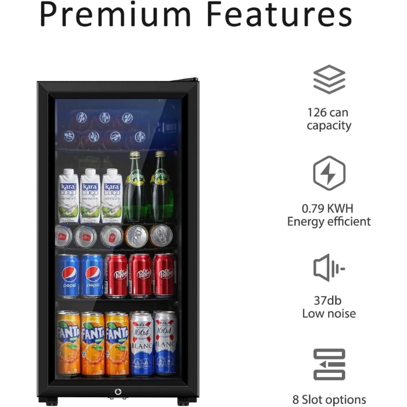 Beverage Refrigerator, 3.2 Cu. - đánh giá và giá Wine Beer Mini Fridge