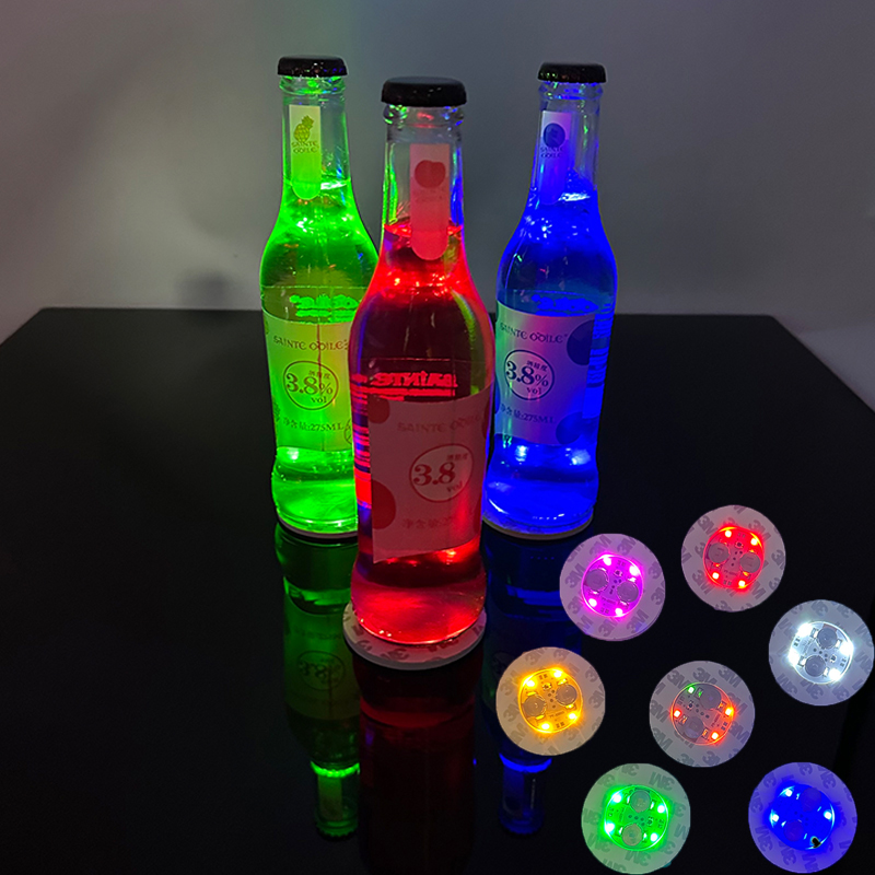 LED Coasters Sticker Night Clu - đánh giá và giá Wine Beer Spirits